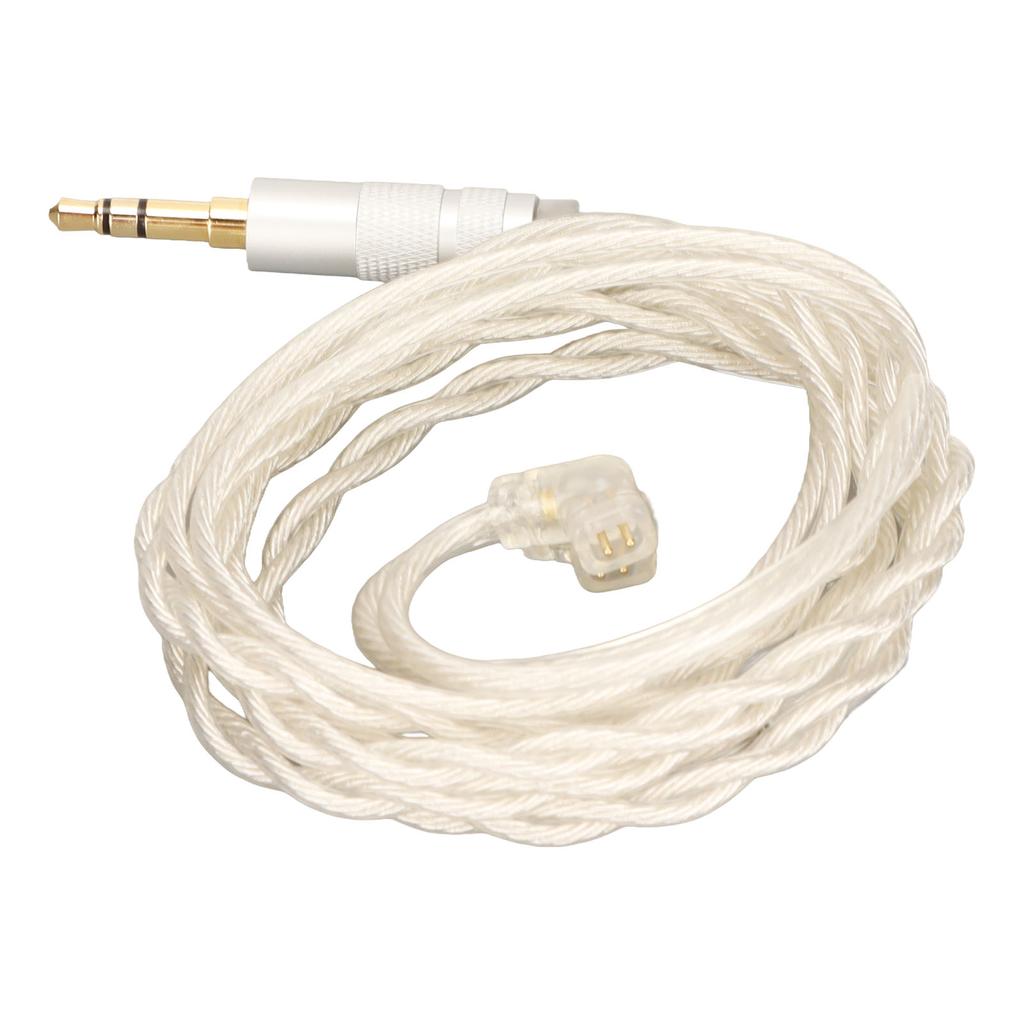 Earphone Upgrade Cable 2 Pin 0.78mm Connector 3.5mm Plug Silver Plated Copper Core Replace Earbuds