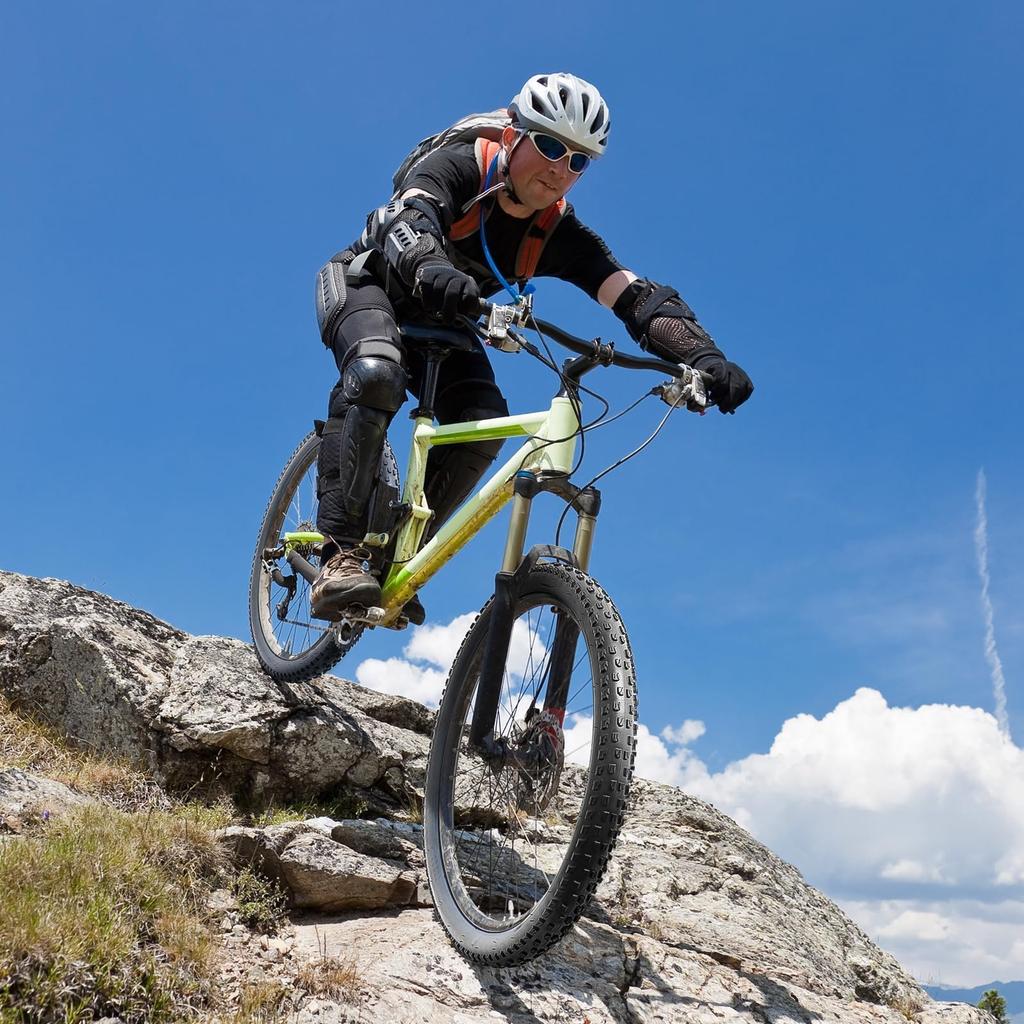 YunSCM Set of 2, 29x2.10 Tires, 54-622 Bicycle Tires + 28/29x1.75/2.40 Tubes with 32mm American Valves, Rim Tape, and Tire Levers, Y-2115