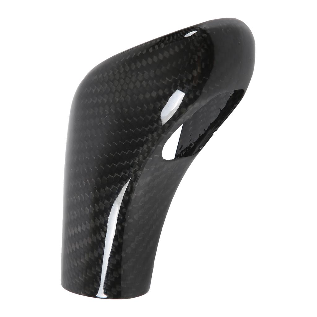 Gear Shift Knob Cover Trim Carbon Fiber Replacement for Alfa Romeo Giulia Stelvio 2020‑2021