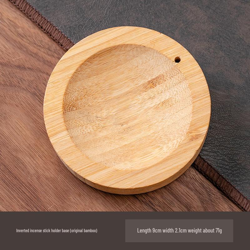 Zen Wood Incense Holder: Creative Sandalwood & Agarwood Stick Burner for Indoor Home Decor