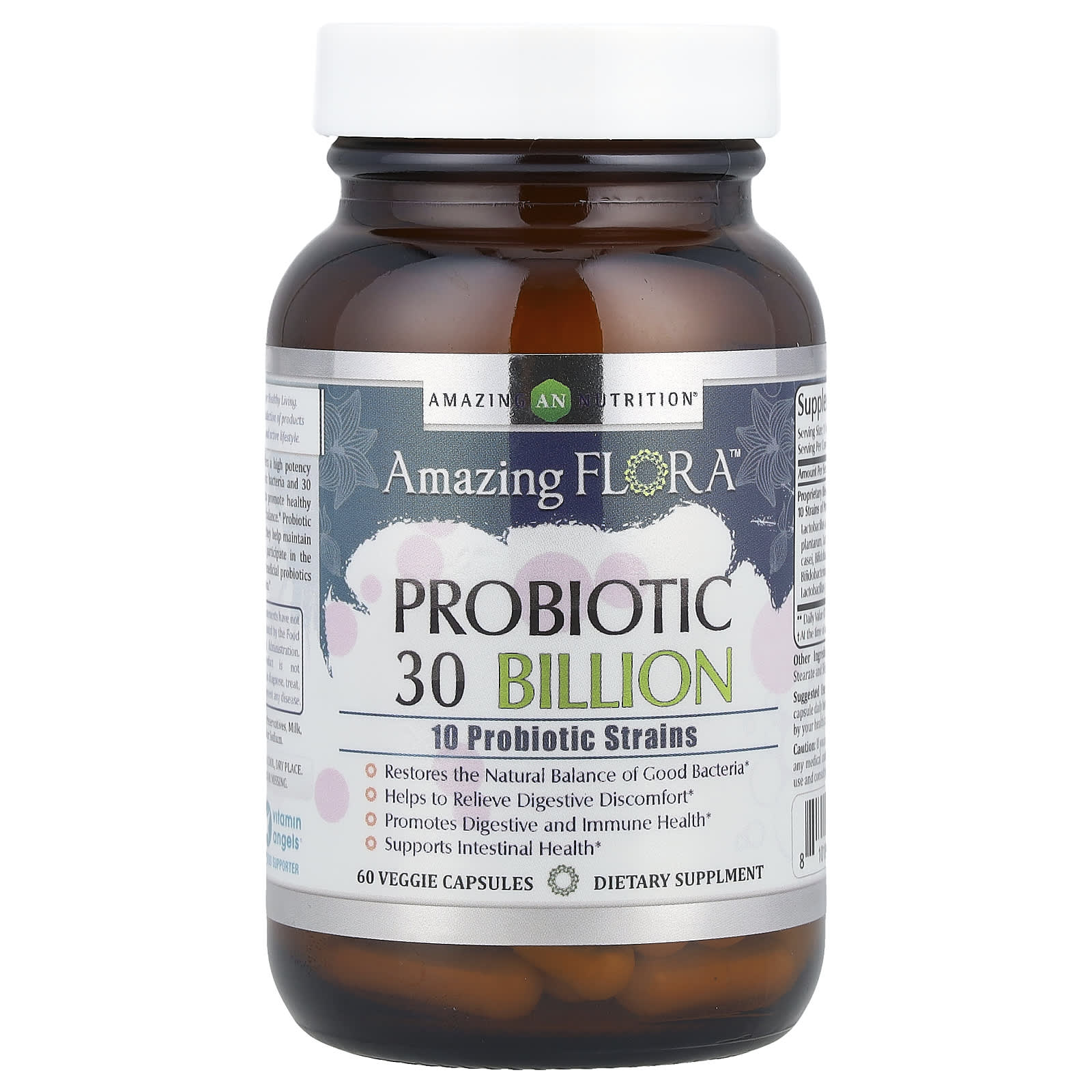 

Amazing Flora™, Probiotic, 30 Billion CFU, 60 Veggie Caps