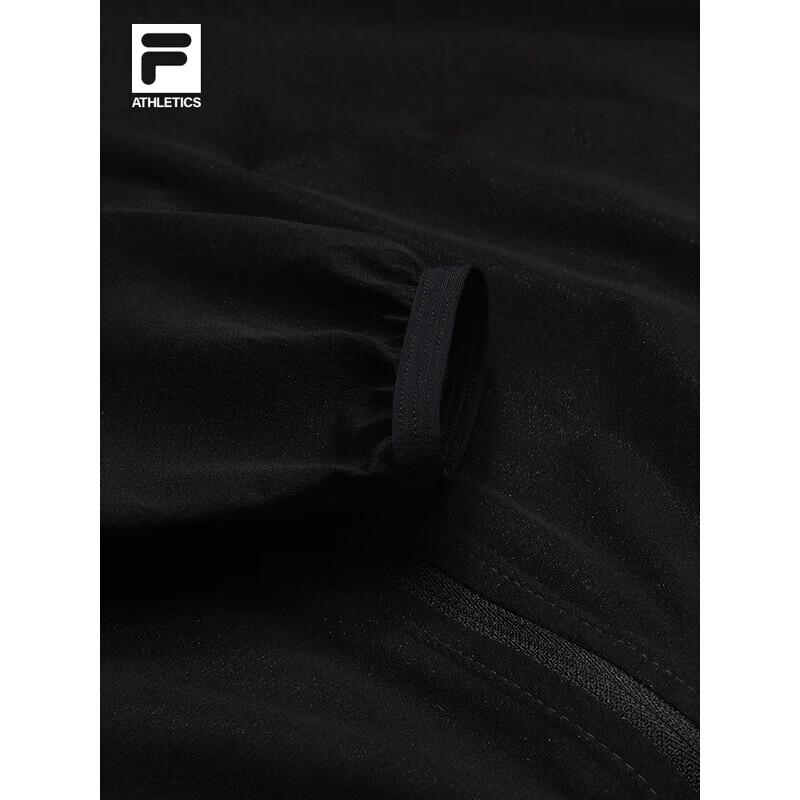 FILA Unisex Cycling Slim Fit Stand Collar Knitted Jacket