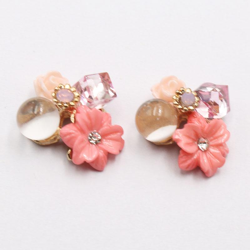 

New 10Pcs 21x22MM White Crystal Flower Buttons For Crafts Card Making Diy Wedding Decorative Accessories Material