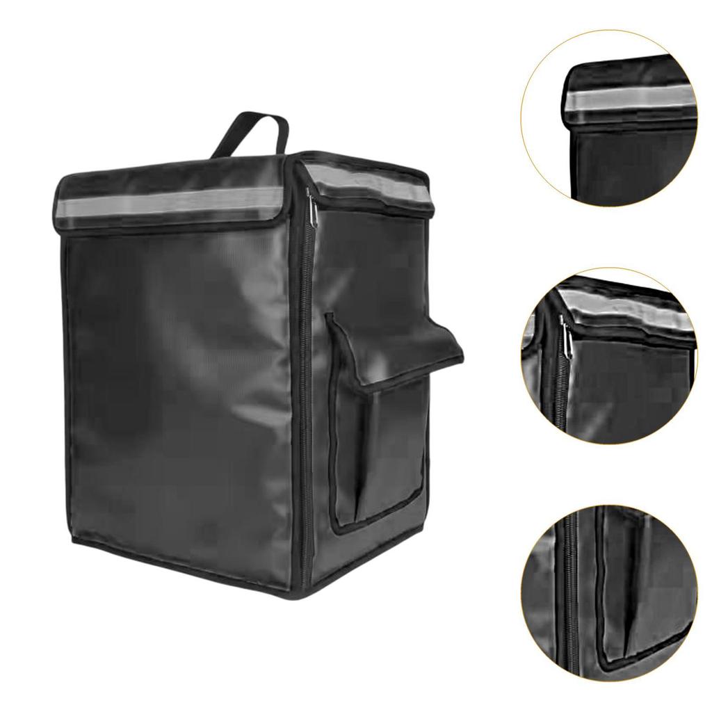 Food Delivery Backpack, Insulated Bag, Reusable Inside Large Pizza Bags, for