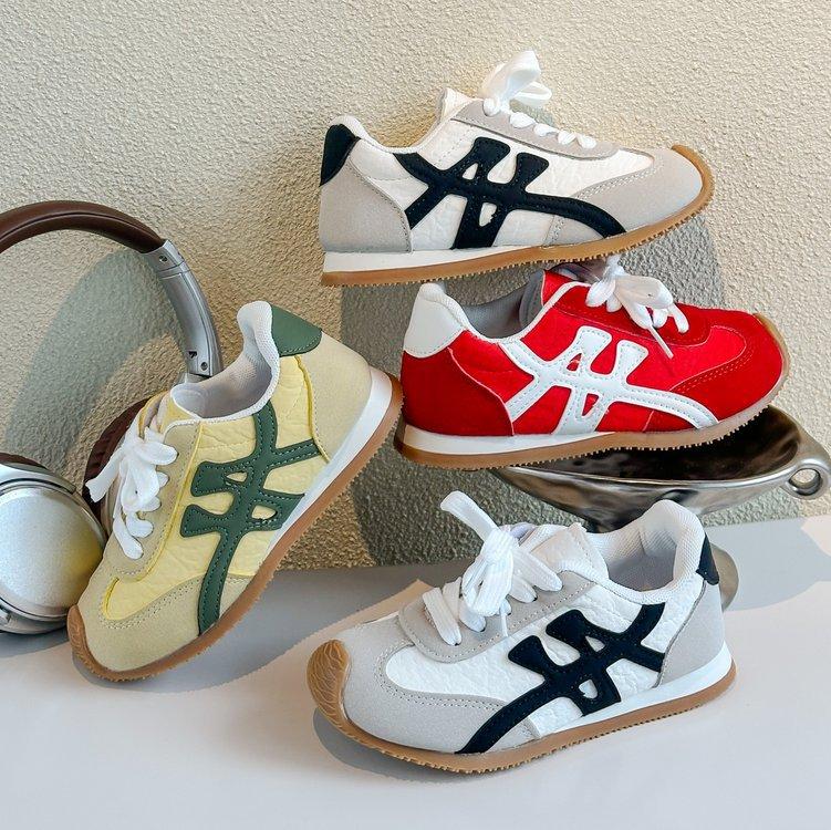 Children's Forrest Gump shoes 2025 new girls breathable casual shoes spring and autumn boys sports shoes medium and large children's versatile mesh