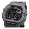 [Casio] CASIO Sports Gear Digital Men's Watch with 60 Lap Memory Function WS-1400H-8BV Overseas Model Gray Black Inverted LCD [Parallel Import]