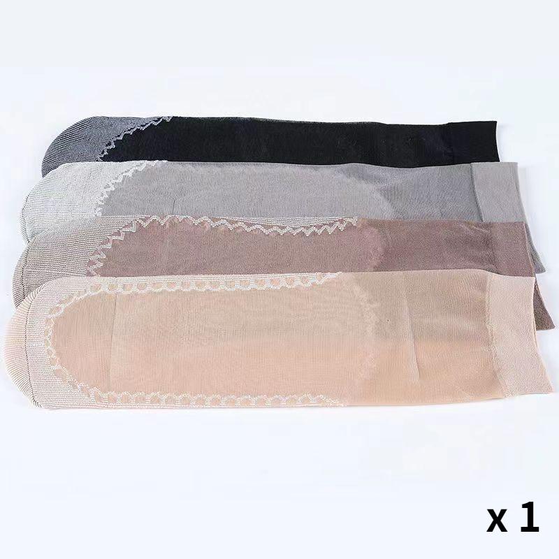 Women's Ultra-thin Cotton Silk Short Socks Seamless Breathable Socks Nylon Fashion Ladies Female Short Ankle Silk Socks