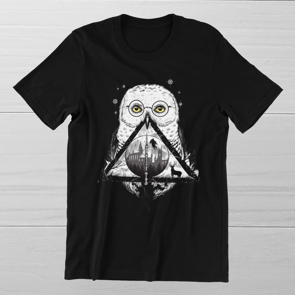 ГАРРИ ПОТТЕР Сова Хедвиг Мир волшебников Хлопковая футболка унисекс S