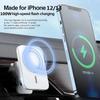 15W Magnetisches kabelloses Ladegerät Auto Air Vent Ständer Telefonhalter Mini Schnellladestation für iPhone 12 13 14 Pro Max