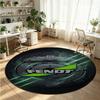 Fendt Printed Round Crystal Velvet Rug Soft Non Slip Floor Carpet For Bedroom Holiday Gift