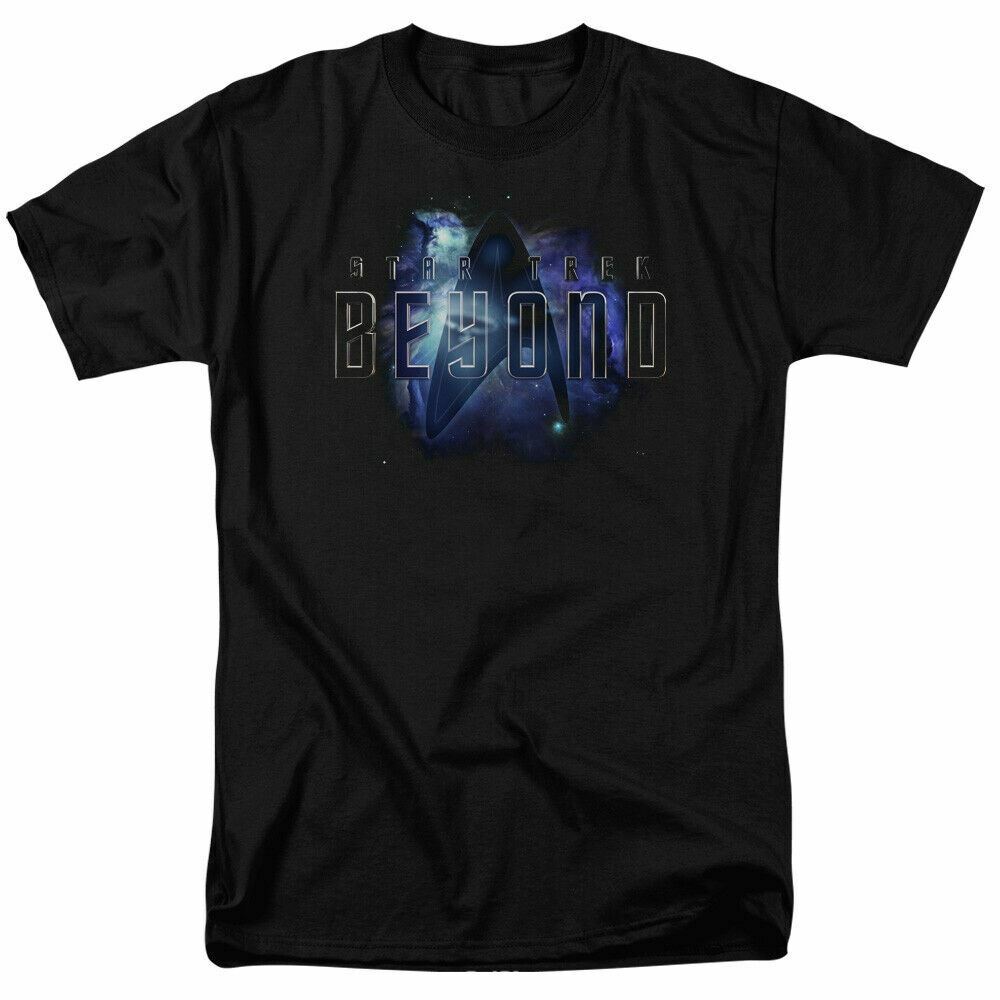 Star Trek Beyond Galaxy Beyond T Shirt Licensed Sci-Fi Movie Classic Tee Black S