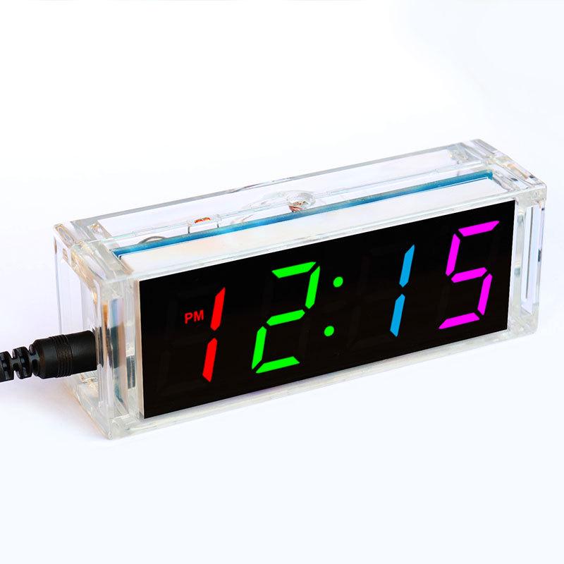 DIY Nixie-Röhren Siebenfarben-Uhr Bausatz: Elektronische Lötpraxis & Alarmzubehör