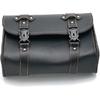 FOR Eliminator SE 400 450 Universal Motorcycle Riding Bag - Retro Rearseat Storage Side Bag (Black)