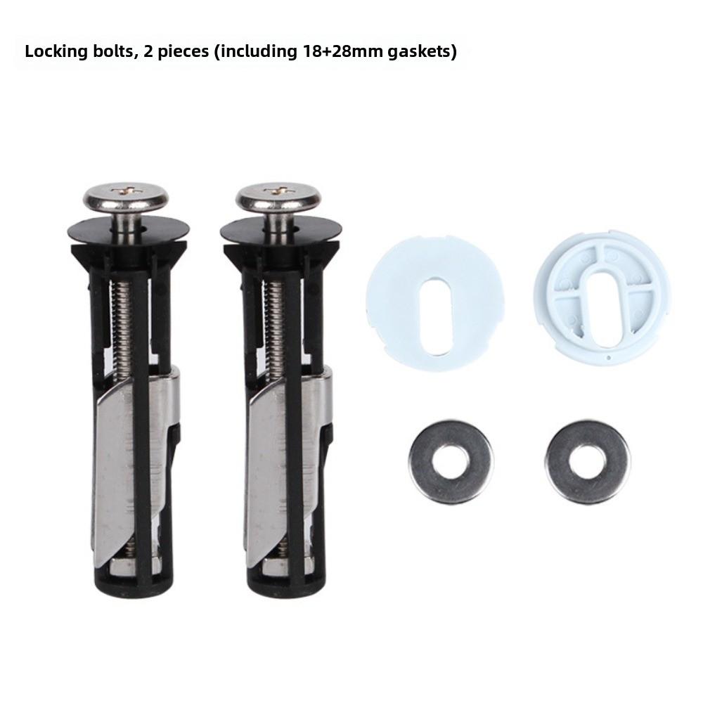 2 Stück Heavy Duty Toilettensitz Befestigungsschrauben Set Edelstahl Spülkasten Toilettenschraube Scharnierschraube Einziehbarer Toilettendeckel Schrauben Set