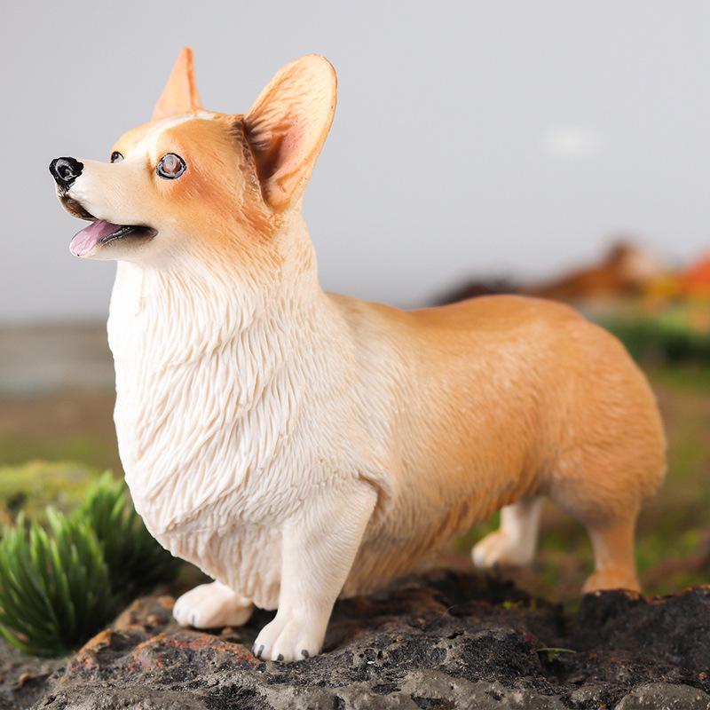 Corgi Dog Model Toy - Creative Solid Pet Ornament