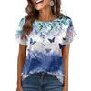 Women's Fashionable Casual Vintage Printed Top