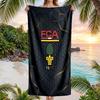 FC Augsburg FC print Quick Dry Beach Towel Microfiber Absorbent Portable Travel Swimming Towel