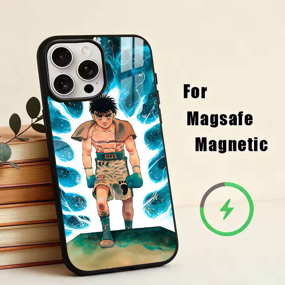 H-Hajime no-OO Ippo  Phone Case For iPhone17,16,15,14,13,12,11 Plus,Pro Magnetic For Magsafe Wireless Charging