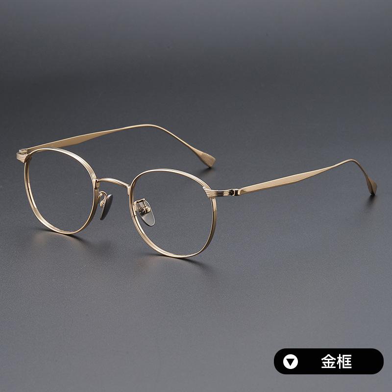 Ultralight Retro Pure Titanium Optical Frames for Men Women Luxury High-end Quality Eyeglasses Frame For Men Women
