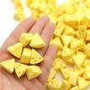 10pcs Mini Resin Simulation Yellow Cheese Phone Case Resin Material Accessories Used for DIY Decoration of Handicraft Projects