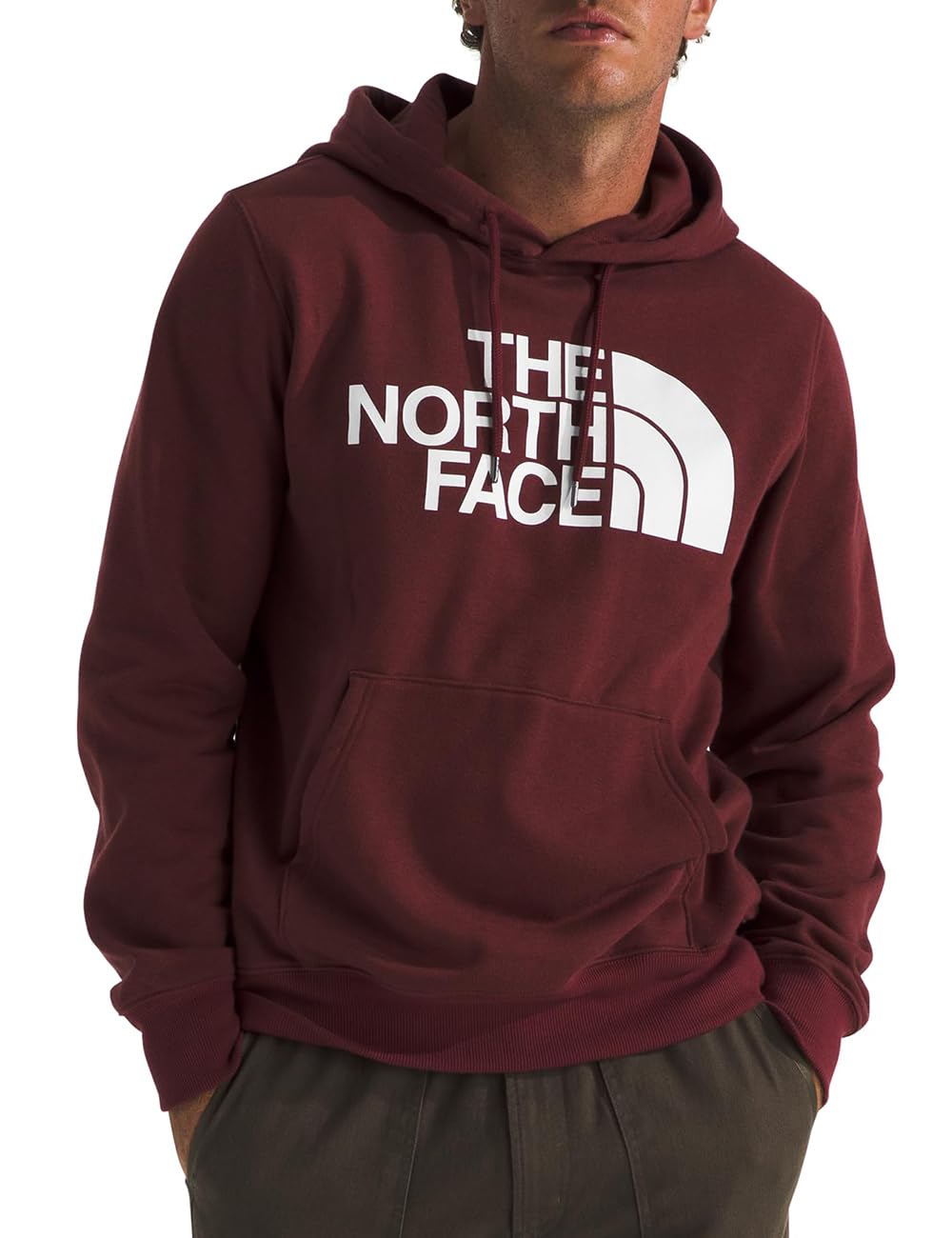 

Мужская толстовка с флисовой подкладкой North Halfdome Размер M [The Face], брендированная, фиолетово-красная толстовка, сумах, [б/у]