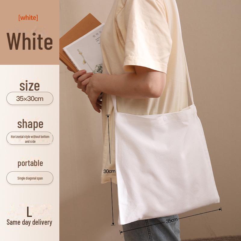 Personalisierte Logo Canvas Messenger Tote - Werbetasche mit großer Kapazität für Ausbildungseinrichtungen