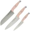 Henckels HI Style Elite Cuchillo Santoku Pelador Hecho en Acero Inoxidable Aptos para Lavavajillas Hecho en Seki Gifu Japón Set Japonés Henckels, Rosa, Cuchillo, Cuchillo de Chef,