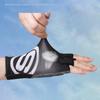 Anti Slip Breathable and Sunscreen Half Finger Cycling Gloves Anti-slip Bicycle Fabric Finger Mitten for Bike Sports