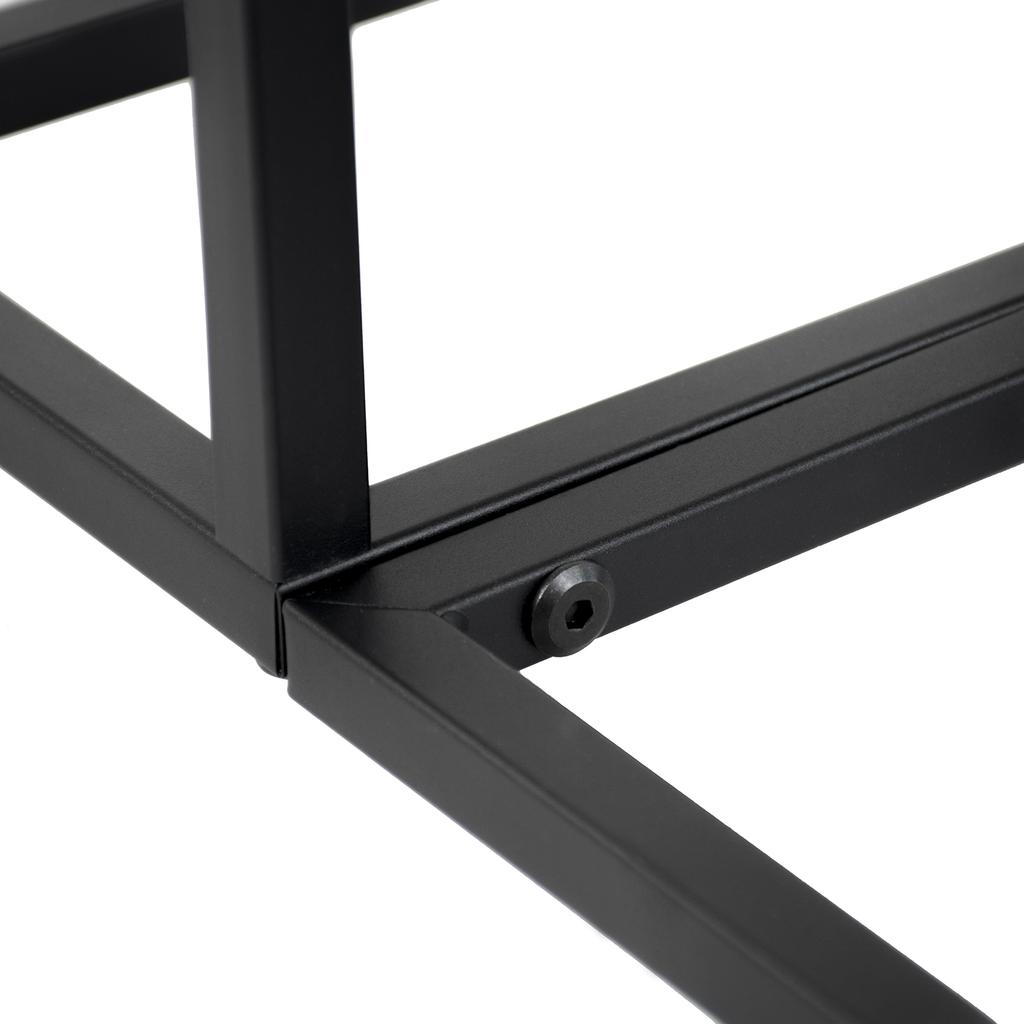 Metal standing flower stand for flowers and plants, 3-level shelf, loft 68