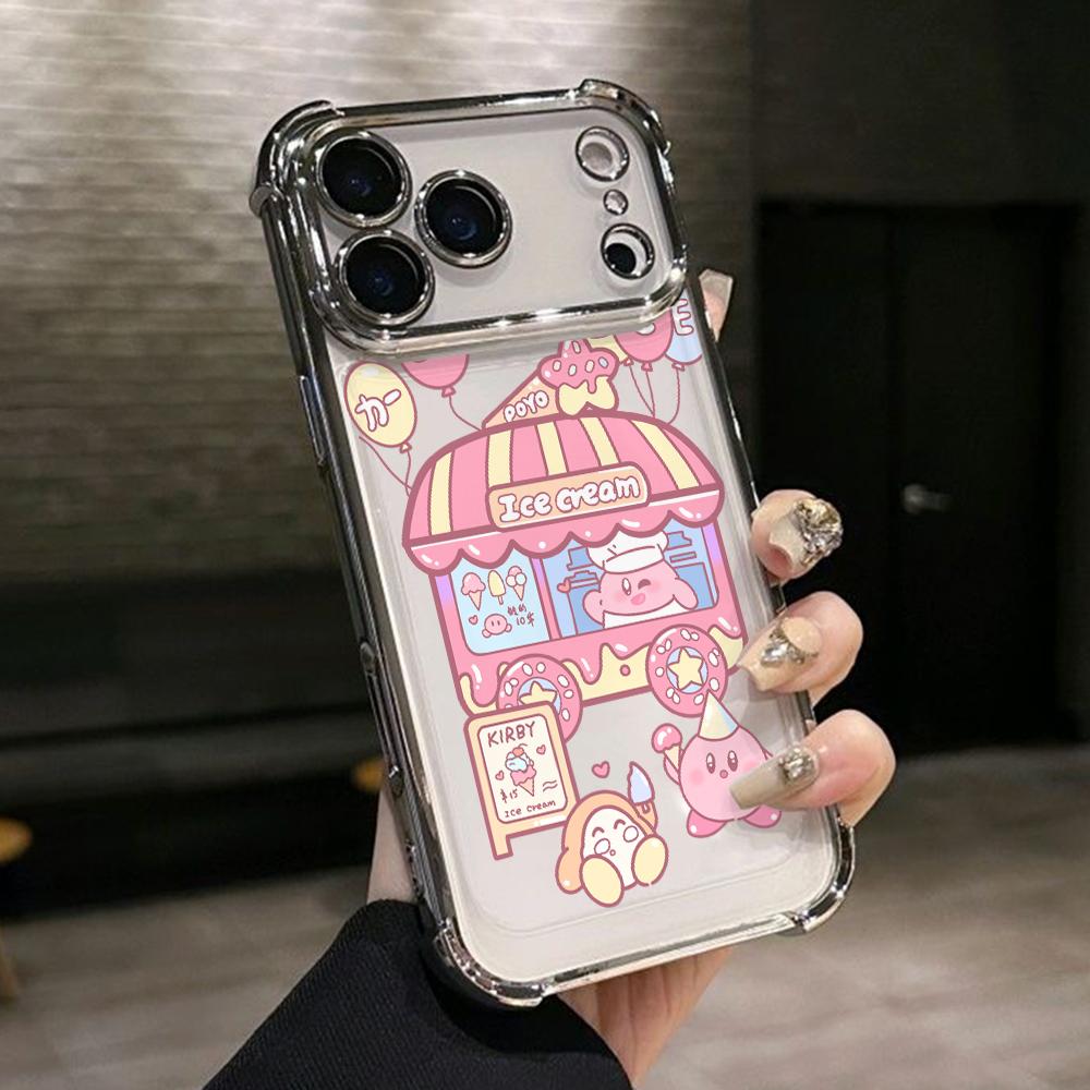 Pink K-Kirbys Phone Case for Xiaomi Redmi Note 15 14 13 12 14C 13C 12C 10C Pro Plus 4G 5G Anti-drop Transparent Cover