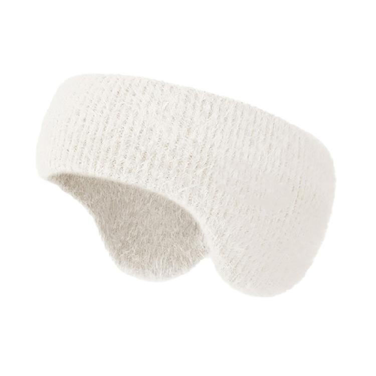Fashionable Headband Plush Ear Muffs for Halloween Party Keep Warm Outdoor
