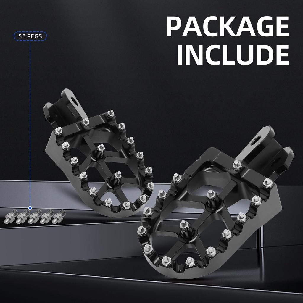 CHANGCHENG Dirt Bike Foot Pegs Motorcycle Footpegs Foot Pedals Rests CNC for Sur Ron Light Bee S/X Segway X260 X160 Talaria Sting MX3 MX4 Talaria XXX