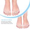 Gel Toe Separator Toe Spacers Toe Stretchers for Men and Women Easy Wear In Shoes