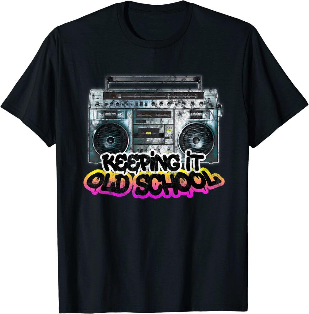 

Keeping It Old School - Vintage Boombox 80s T-Shirt Unisex T-Shirt M
