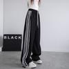 Lace Quick-drying Sweatpants Women's Spring and Summer New Casual Pants High Waist Drape Loose Wide-leg Straight-leg Pants