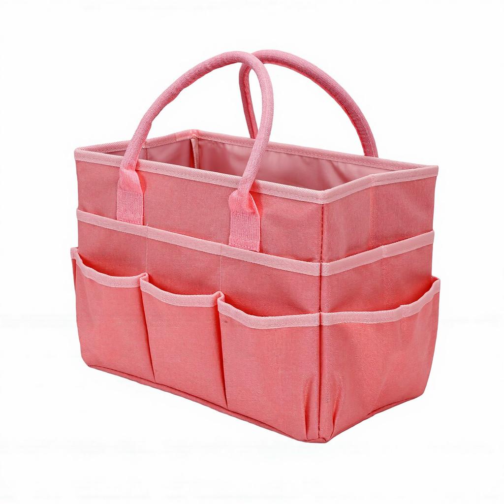 Craft Organizer Bag for Art Storage Oxford Cloth Multiple Pockets Sewing Bag for Scrapbooking School Office Supplies
