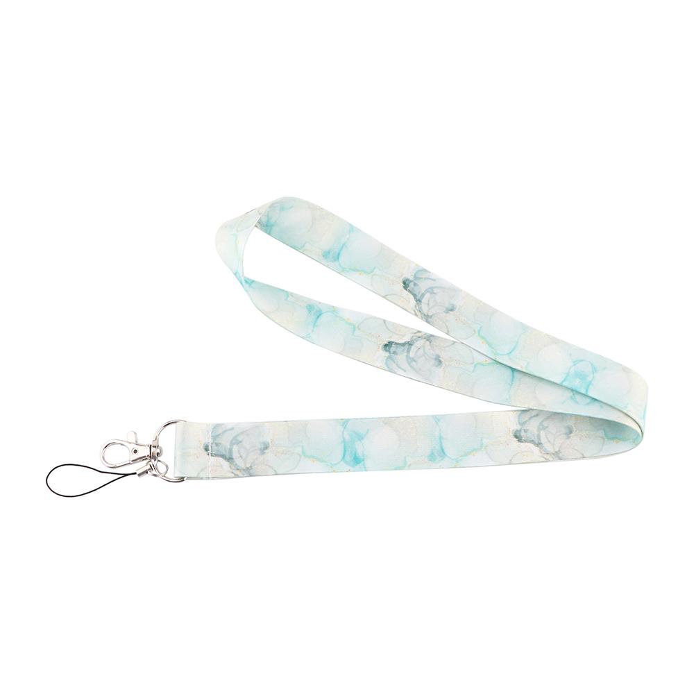 Marble Printing Lanyard For Keychain ID Card Cover Passport Student Cellphone USB Badge Holder Key Ring Neck Straps Accessories