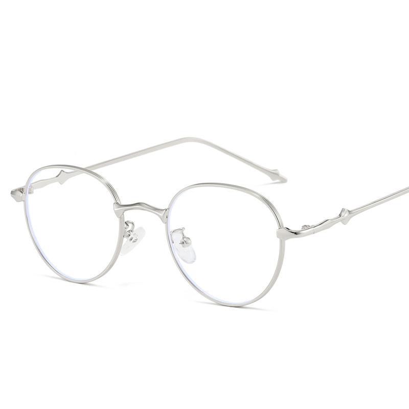 Korean Fashion Frames for Women Glasses Round Shape Blue Light Blocking Glasses for Women Campus Style Girls Eyewear