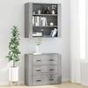 Maison Exclusive - Buffet haut Sonoma gris Bois d'ingénierie