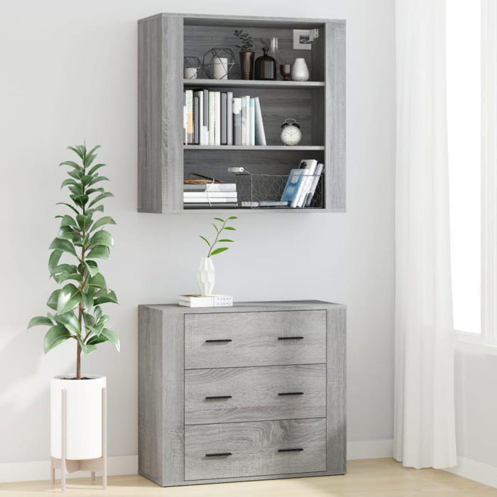 Maison Exclusive - Buffet haut Sonoma gris Bois d'ingénierie