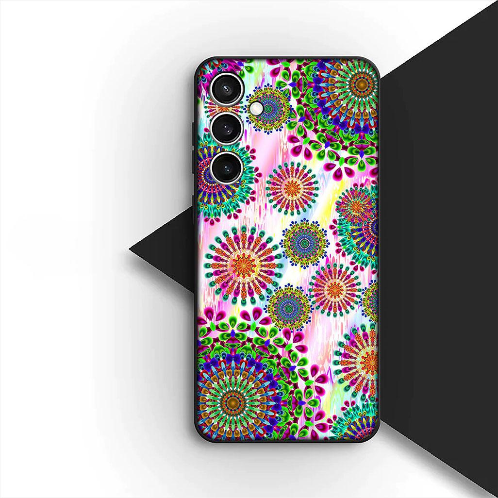 

Cover for Apple iPhone 12 13 Pro XS Max Mini ProMax X XR Air 13Pro Casing Phone Case Floral Paisley Mandala flower texture iPhone X