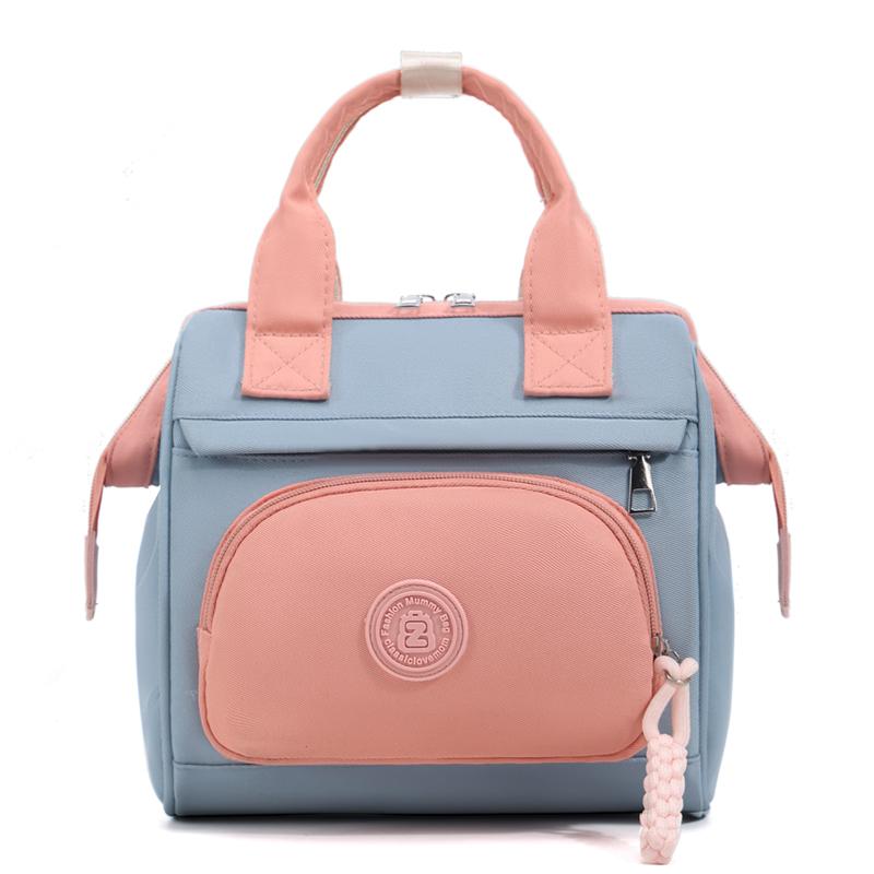 

Сумка для мамы Сумка для подгузников Сумки для мамы для детских вещей Маленький рюкзак для смены подгузников для мам Сумка для хранения на детскую коляску темно-синий