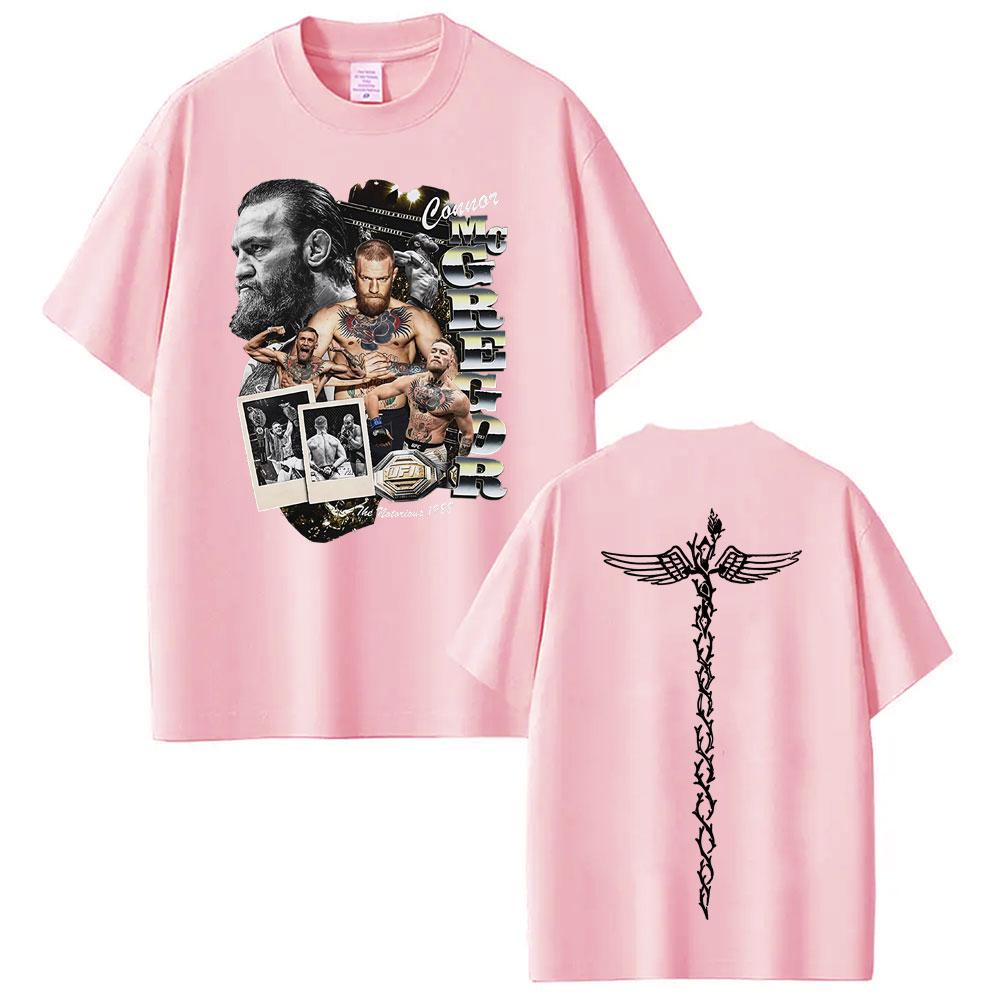 Conor Mcgregor The Notorious Maglietta Grafica Vintage Unisex Moda Donna Gotica Magliette Oversize Top Estivi 100% Cotone Maglietta