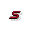 RGFU9 Car Accessories Metal S Grille Emblem Rear Trunk Body Badge Sticker For Ford ST LINE Focus Fiesta Ecosport Kuga Mondeo Everest
