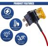 ZIMISI 5PCS 12V Car Add-a-Circuit Fuse, Standard APR ATO ATC Blade Fuse Holder with 5 x 5A Inserts, Automotive Fuses TAP Adapter Set for Car, Boat,