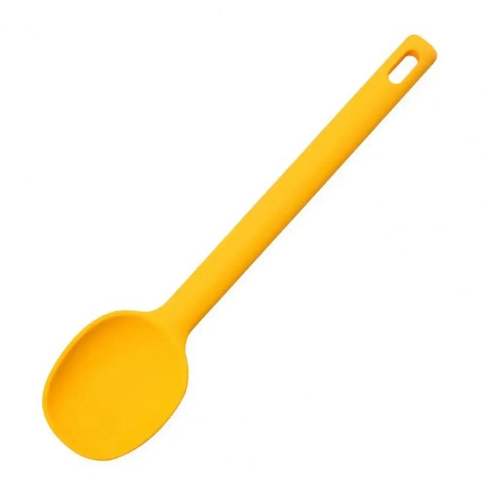 Silicone Large Stirring Spoon Salad  Cooking Seasoning Spoon Ice Cream Cake Spoon Kitchen Tool Silicone Kitchenware