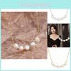 Elegant Pearl Pendant Choker Necklace For Women Featuring Stylish Baroque Design