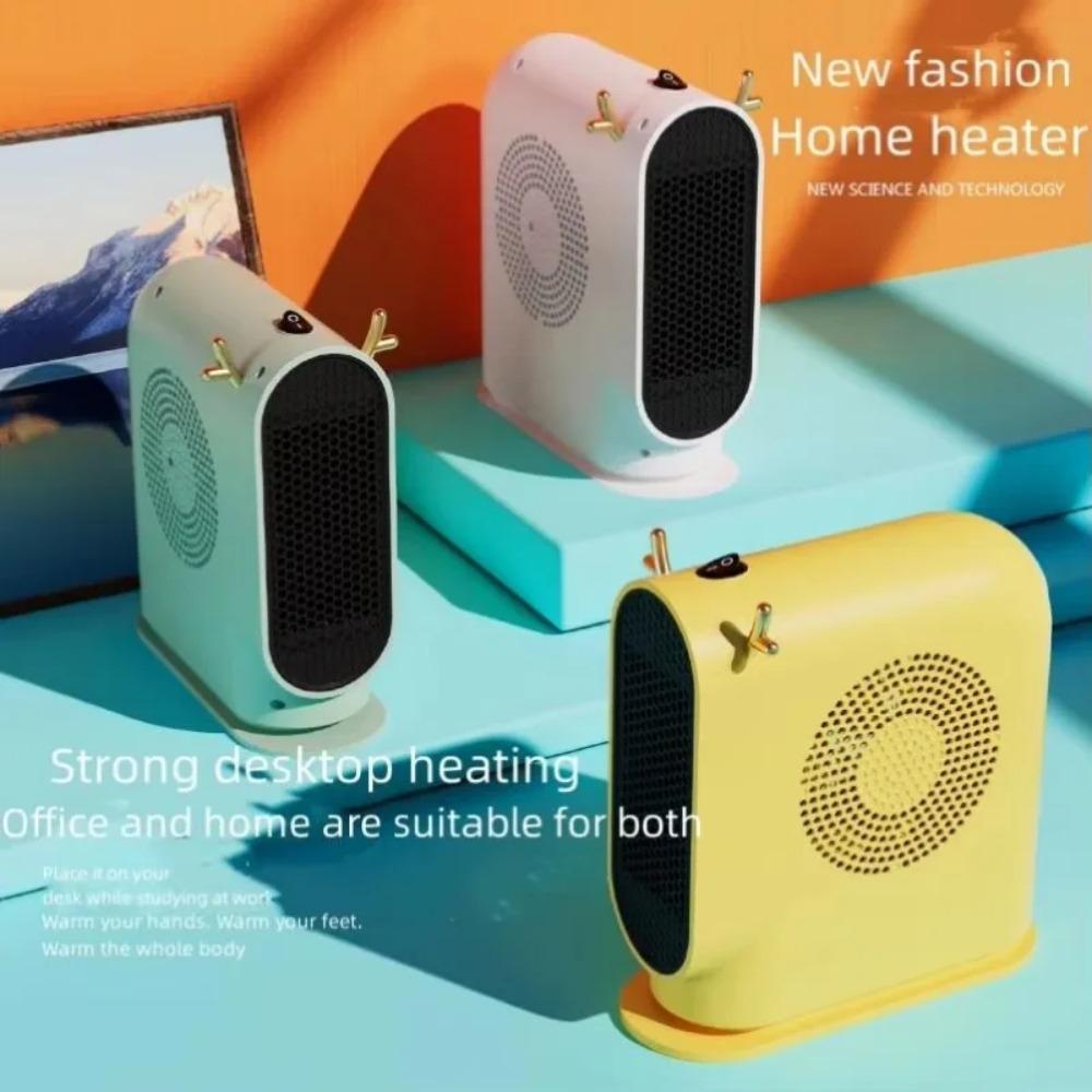 Desktop Electric Heater Household Intelligent Constant Temperature Fan Heater Electric Heater Air Circulation Fan Heating Tool