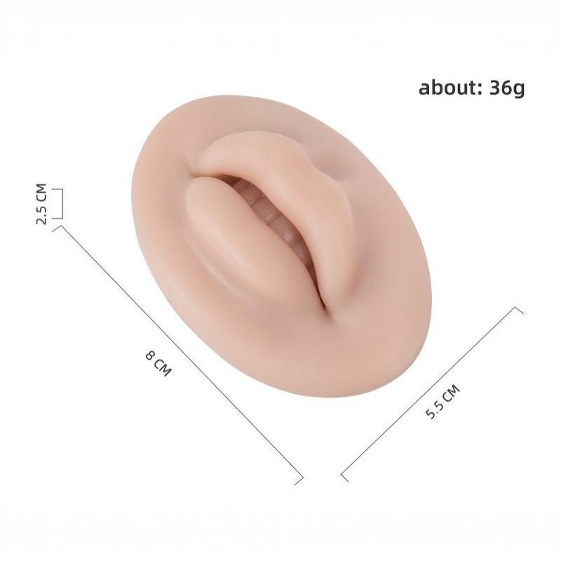 Tattoo Practice Skin 5D Lip Practice Silicone Skin Microblading Supplies For Permanent Makeup Lip Blush Training
