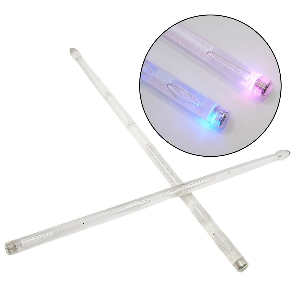 

LED Light Up Drumsticks 13 Gradient Colorful Drum Percussion Accessories 2pcs